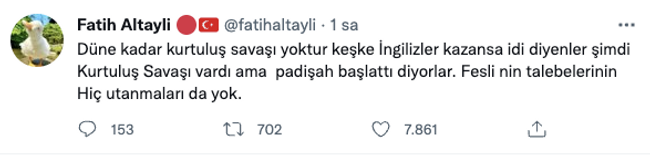 Vahdettin tartışmalarına Fatih Altaylı'dan sert yorum! "Ulan cahil beyinsizler..." - Resim : 2