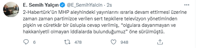 MHP'den Turgay Ciner ve Habertürk'e yaylım ateşi! "Elbet bir gün hesaplaşılacak!" - Resim : 3