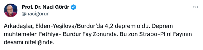 Naci Görür’den Burdur depremi açıklaması! ‘Devamı niteliğinde…’ - Resim : 2