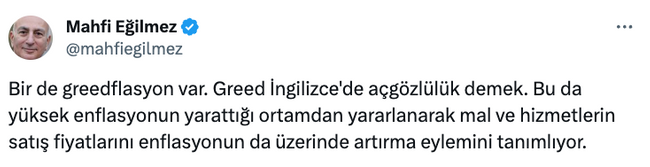 Ekonomist Mahfi Eğilmez’den ‘greedflasyon’ açıklaması! ‘Skimpflasyon ve shrinkflasyonun ardından…’ - Resim : 1