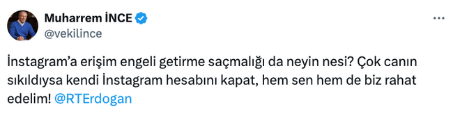 Muharrem İnce'den Erdoğan'a olay çağrı! 'Çok canın sıkıldıysa…' - Resim : 2