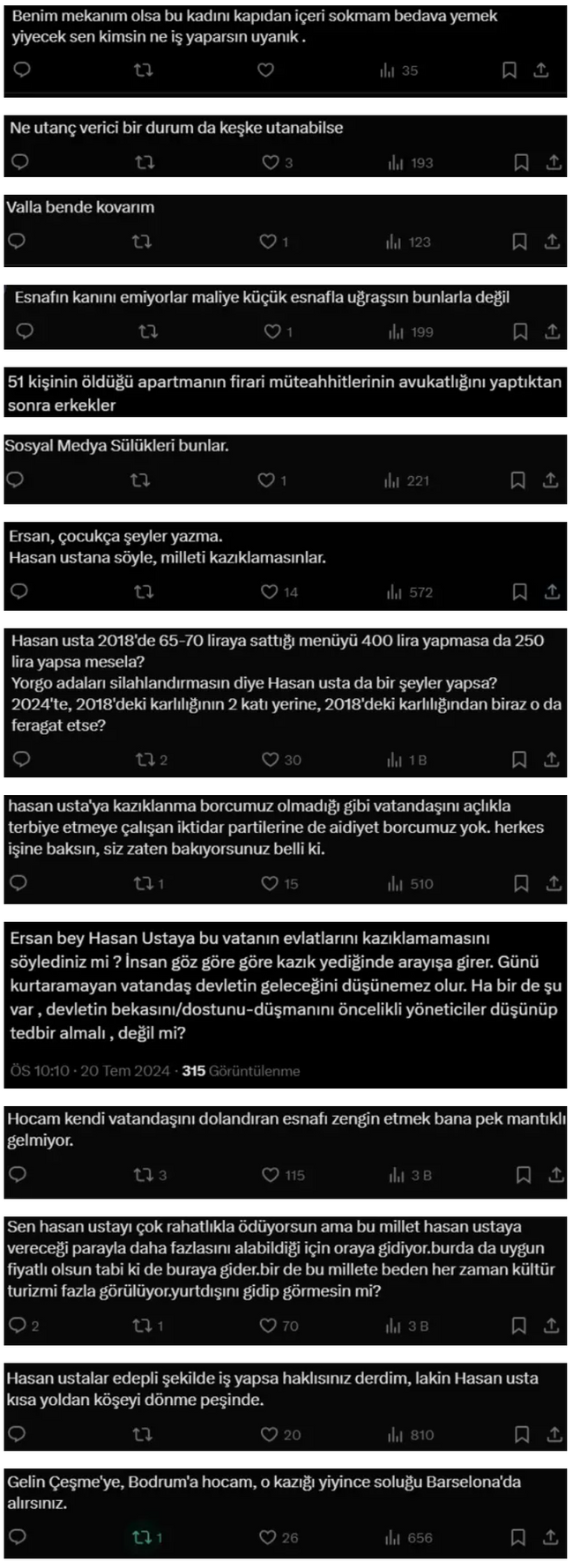 Yunan adalarında yemek yiyenleri hedef alan Ersan Şen'e tepki! 'Gelin Çeşme'ye, kazığı yiyince…' - Resim : 3