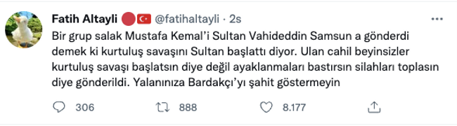 Vahdettin tartışmalarına Fatih Altaylı'dan sert yorum! "Ulan cahil beyinsizler..." - Resim : 1