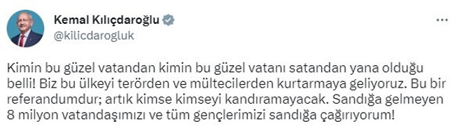 Sinan Oğan'ın kararı Kılıçdaroğlu'nu kızdırdı! Gençleri sandığa çağırdı... - Resim : 1
