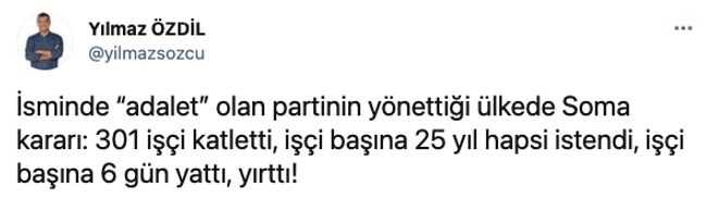 Yılmaz Özdil’den çarpıcı ‘adalet’ paylaşımı! ‘İşçi başına 6 gün yattı…’ - Resim : 1