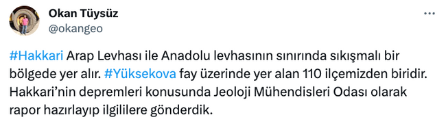 Hakkari'deki depremlerin ardından korkutan yorum! ‘7 büyüklüğündeki depreme gebe…’ - Resim : 4
