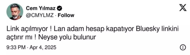 Cem Yılmaz, Musk'a isyan etti, yeni platformunu duyurdu - Resim : 1