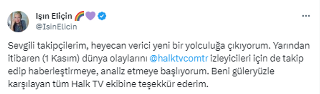 Halk TV hangi usta gazeteciyi kadroya kattı? 'Heyecanlı bir yolculuğa çıkıyorum' - Resim : 2