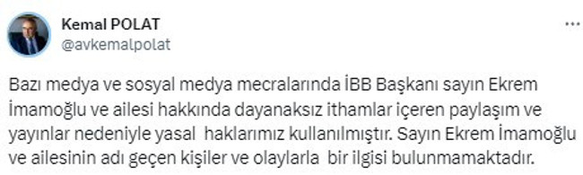 İmamoğlu'ndan 'Müstakbel geline kıyak' iddiasına suç duyurusu - Resim : 4