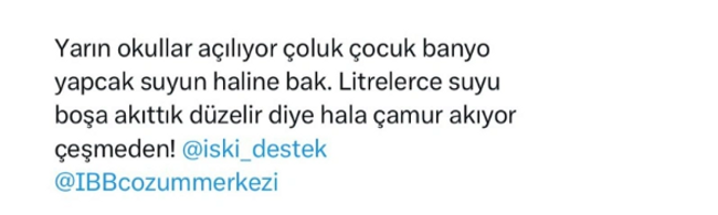İstanbul'da musluklardan çamur aktı - Resim : 1