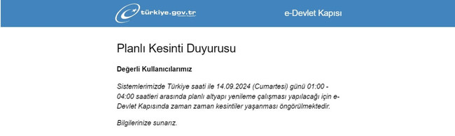 E-Devlet'e giriş yapacaklar dikkat, erişim sorunu yaşayabilirsiniz! - Resim : 1