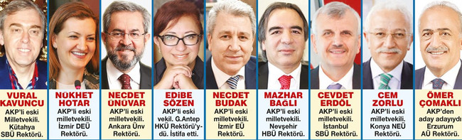 Üniversitelerde AKP'li rektör rüzgârı; 20 eski AKP'li rektör yapıldı! - Resim : 1