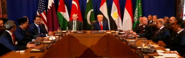 BM'de Müslüman ülkelerle Gazze toplantısı! Erdoğan ve Trump masanın başında - Resim : 1