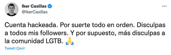 Casillas gündem olan ‘eşcinselim’ paylaşımını sildi! ‘Tüm takipçilerimden özür dilerim…’ - Resim : 3