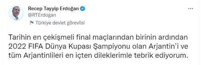 Erdoğan Dünya Kupası finalinde kimi destekledi? O görüntü sosyal medyaya damga vurdu - Resim : 2