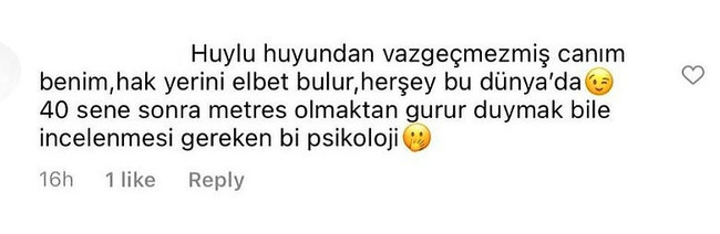 Takipçisi 'metres' dedi; Nükhet Duru çileden çıktı! 'Hem kendim hem bir çok arkadaşım için...' - Resim : 1