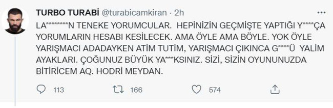 Turabi'den Survivor Panorama yorumcularına küfür! ''Ulan tenekeler..." - Resim : 1