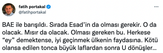 Fatih Portakal’dan gündem olan BAE paylaşımı! ‘Tonca büyük laflardan sonra…’ - Resim : 2
