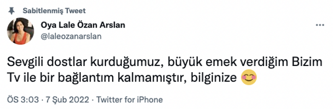 Bizim TV’de üst düzey ayrılık! “Bir bağlantım kalmamıştır” - Resim : 2