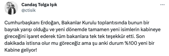 Kulislere bomba gibi düşen iddia! Yeni kabinede o isimler olmayacak… - Resim : 1