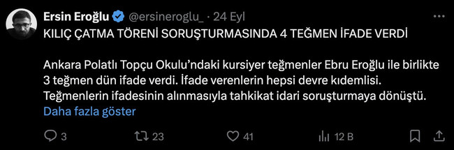 Kılıçlı yeminde 4 teğmenin ifadesi alındı, tahkikat soruşturmaya dönüştü - Resim : 1