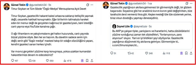 "Zübük" kavgası sosyal medyayı salladı! Gürsel Tekin ile Timur Soykan birbirine girdi! - Resim : 4
