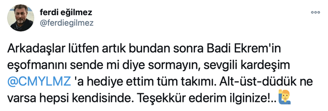'Badi Ekrem'in eşofmanının kimde olduğu ortaya çıktı - Resim : 1