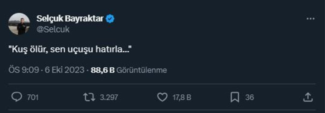 Selçuk Bayraktar'dan ABD'nin düşürdüğü Türk SİHA'sına tek cümlelik mesaj - Resim : 1