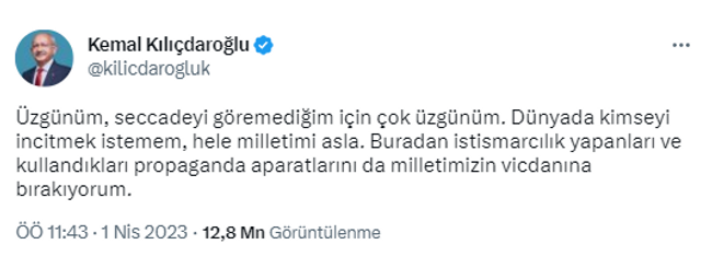 Cumhur İttifakı ortağından 'seccade' tepkisi: "Bu milletin inancından..." - Resim : 1