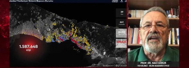 Naci Görür canlı yayında haritayla uyardı! İstanbul için riskli bölgeleri açıkladı… - Resim : 1