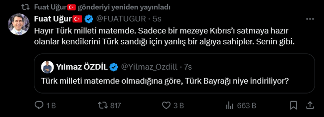 Yılmaz Özdil ile Fuat Uğur’un ‘matem’ kavgası! X platformunda kapıştılar - Resim : 1