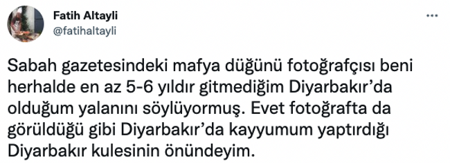 Mahmut Övür’ün ‘Diyarbakır’ iddiası Fatih Altaylı’yı kızdırdı! ‘Mafya düğünü fotoğrafçısı...’ - Resim : 2