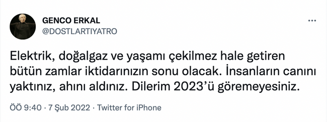 Genco Erkal’dan iktidara sert zam eleştirisi! ‘Sonu olacak…’ - Resim : 1