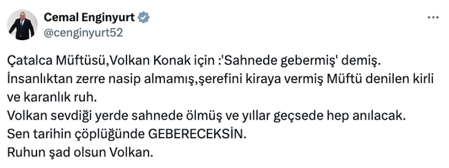 Çatalca müftüsü Cemal Enginyurt’u çileden çıkarttı! Demediğini bırakmadı… - Resim : 2