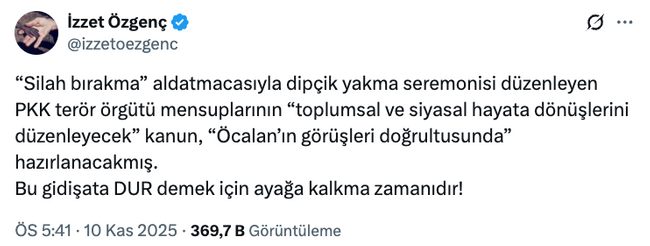 Erdoğan'ın eski danışmanından dikkat çeken 'Öcalan' çıkışı! 'Bu gidişata dur demek için...' - Resim : 1