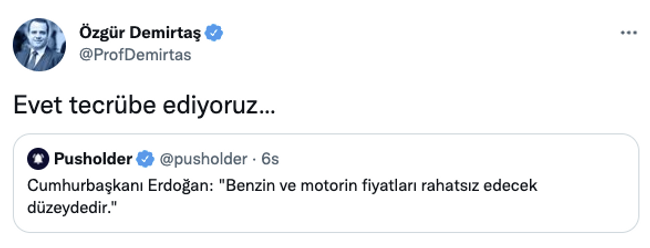 "Rahatsız edecek düzeydedir" demişti: Özgür Demirtaş'tan Erdoğan'a akaryakıt fiyatı yanıtı - Resim : 1