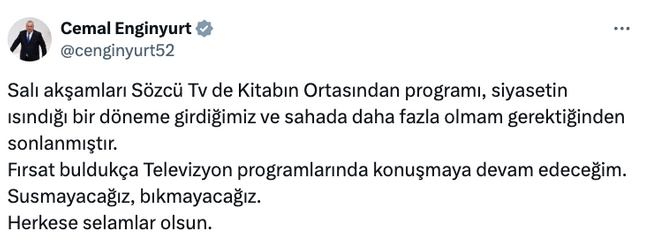 Sözcü TV’den flaş ayrılık haberi geldi! Sosyal medyadan duyurdu… - Resim : 2