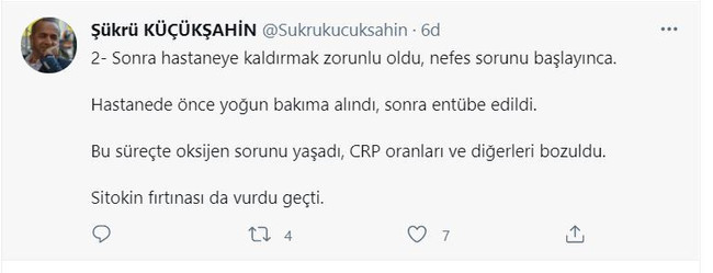 Kardeşini koronadan kaybeden gazeteci Şükrü Küçükşahin Twitter'dan isyan etti! - Resim : 2