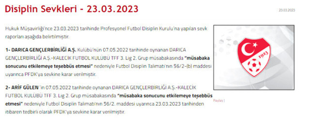 Türkiye'nin 90 yıllık kulübüne şike soruşturması! TFF resmen harekete geçti! - Resim : 1