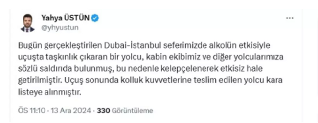 THY skandal olay sonrası düğmeye bastı - Resim : 1