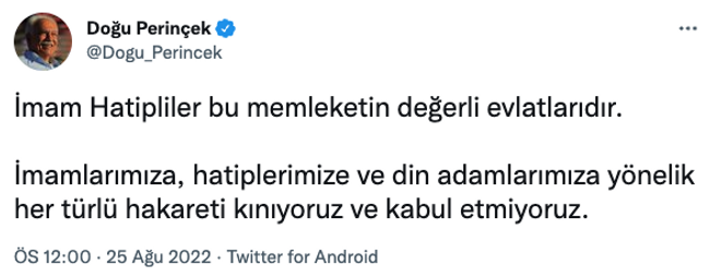 Doğu Perinçek de Gülşen’e tepki gösterdi! ‘Onlar bu memleketin değerli evlatlarıdır…’ - Resim : 3
