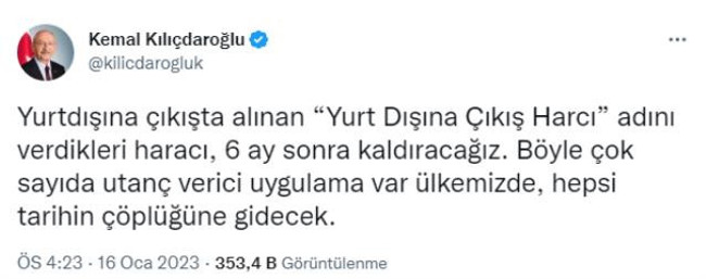 Kılıçdaroğlu, son seçim vaadini sosyal medyadan duyurdu: "Tarihin çöplüğüne gidecek..." - Resim : 1