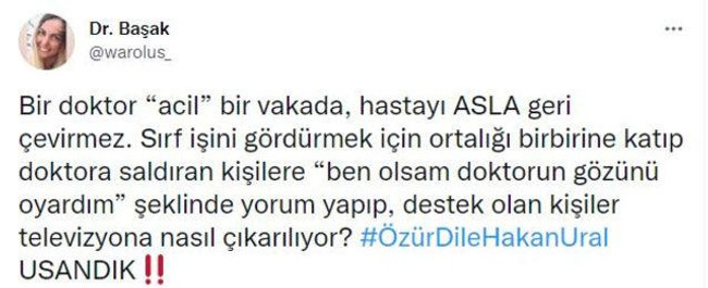 Hakan Ural’dan sağlıkçılara tepki çeken sözler! ‘Gözünü çıkarırsın…’ - Resim : 3