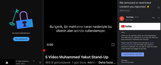 Muhammed Yakut'un YouTube'daki o videolarına erişim engeli - Resim : 1