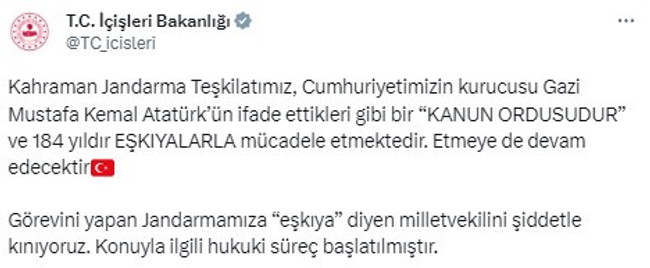 Jandarmayı kovalayan CHP’li vekil için harekete geçildi! ‘‘Eşkıya’ tepkisini şiddetle kınıyoruz…’ - Resim : 3