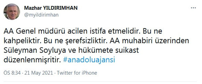 Süleyman Soylu cephesinden Anadolu Ajansı'na ilk tepki: Bu ne kahpeliktir - Resim : 1