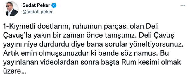 Sedat Peker'den 'müstehcen video' açıklaması: "Açık filmlerde bile böyle sahneler görmedim" - Resim : 1