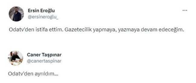 Odatv'de istifa depremi: İki isim daha istifa etti - Resim : 1