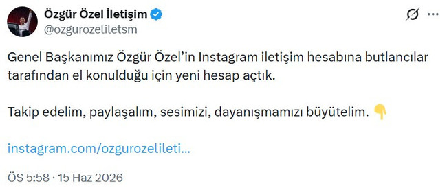 Özgür Özel'in iletişim hesabına el konuldu! Kılıçdaroğlu yönetiminden yeni hamle - Resim : 1