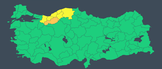 Meteoroloji’den 7 il için kuvvetli kar yağışı uyarısı! İşte il il 28 Ocak hava durumu… - Resim : 1